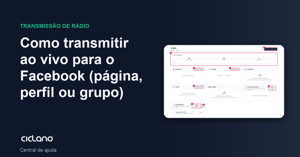 Como transmitir ao vivo para o Facebook (página, perfil ou grupo)
