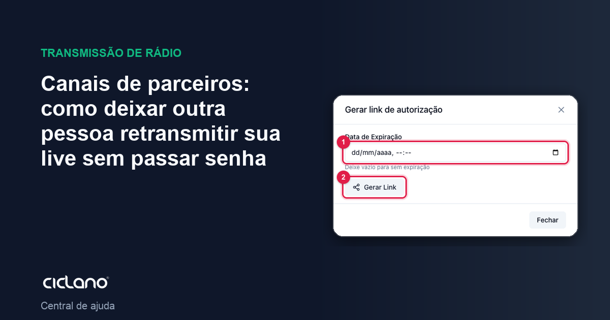 Canais de parceiros: como deixar outra pessoa retransmitir sua live sem passar senha